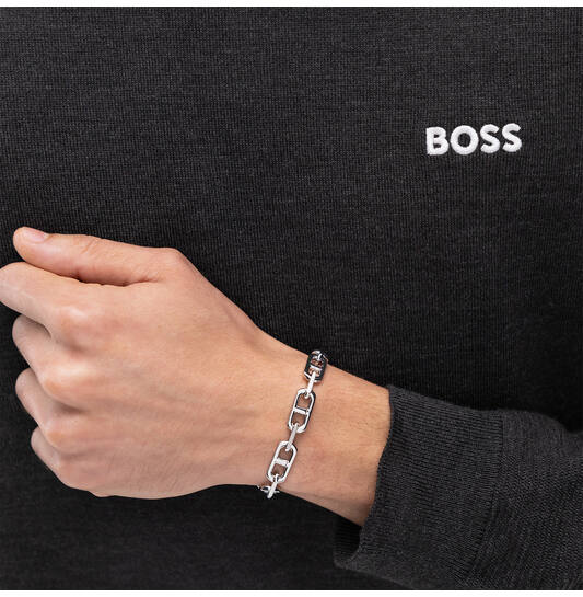  Bracelets à maillons - Acier - 19cm