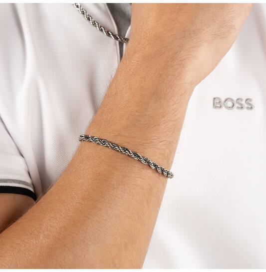  Bracelets à maillons - Acier - 19cm