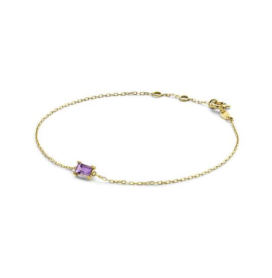 Medina Amethyst Bracelet - 5x3mm - 16-17-18cm - 585