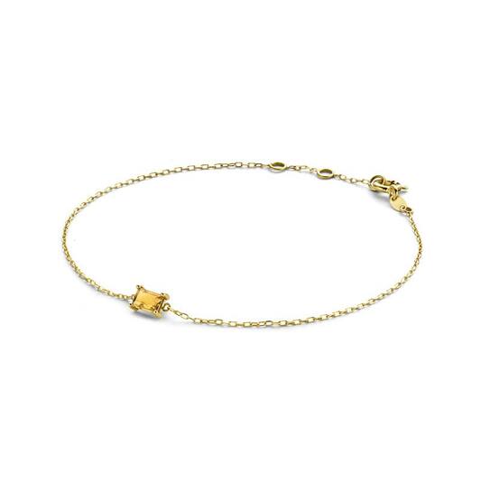 Medina Citrine Bracelet - 5x3mm - 16-17-18cm - 585