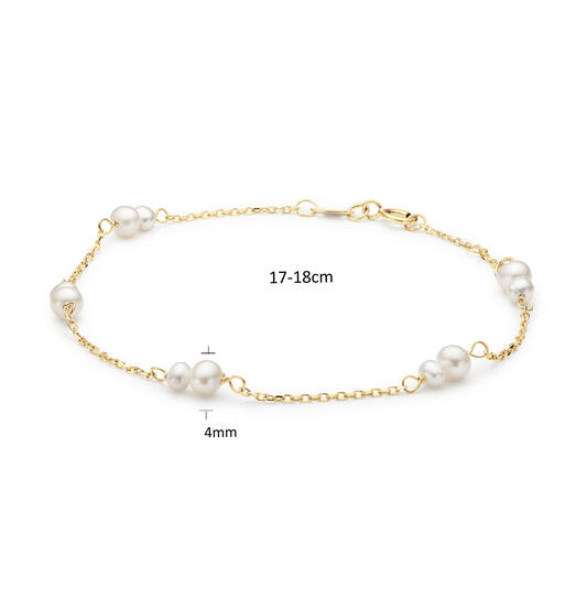 Monte Carlo Pearl Bracelet  - 17-18cm - 585