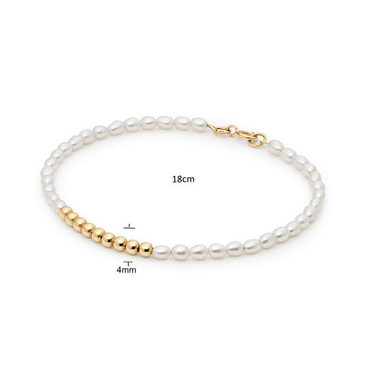 St-Tropez Pearl Bracelet  - 18cm - 585
