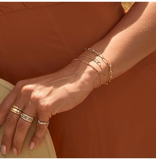 Savanna Gemstone Bracelet - 16-17-18cm - 585