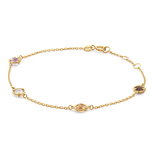 Mosaic Gemstone Bracelet - 16-17-18cm - 585