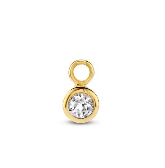 White Topaz Earcharm - 7x3mm - 585
