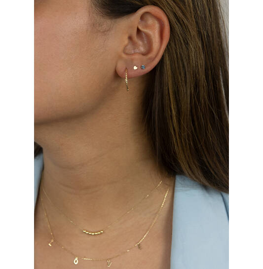 Mini Heart Studs - 3mm - 585