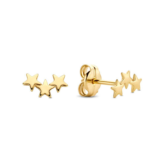 Triple Star Studs - 7mm - 585