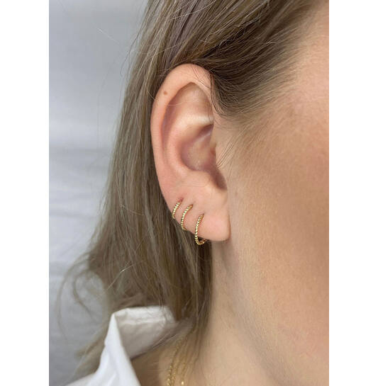 Twist Hoops - 10mm - 585