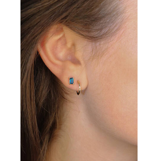 Medina Topaz Studs - 5x3mm - 585