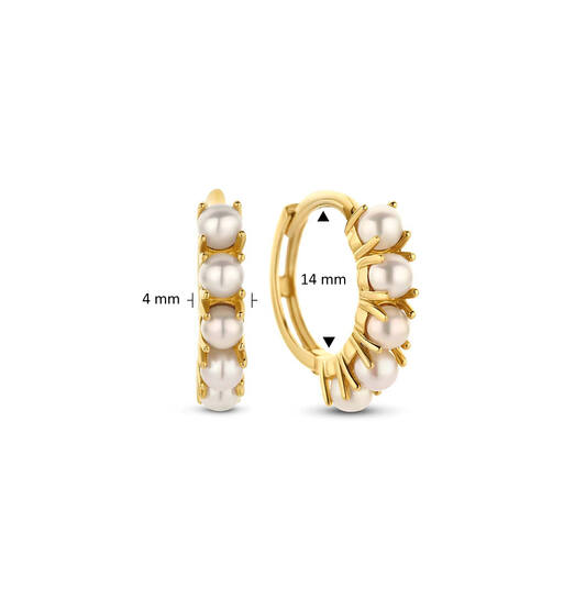 Pearls Amalfi Earrings - 14mm - 585