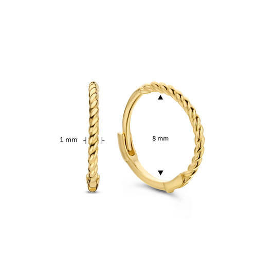 Twist Hoops - 8mm - 585