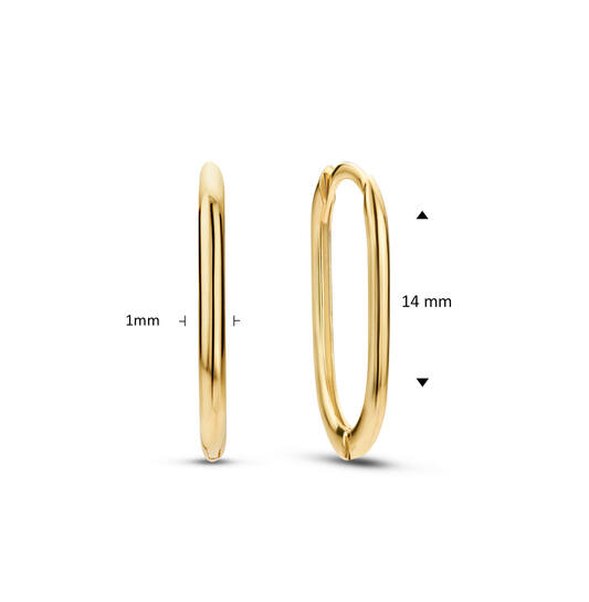 Grand Place Oval Earrings S - 14mm - 585