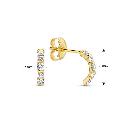 Gaudí Variado Topaz Studs - 7,5mm - 585
