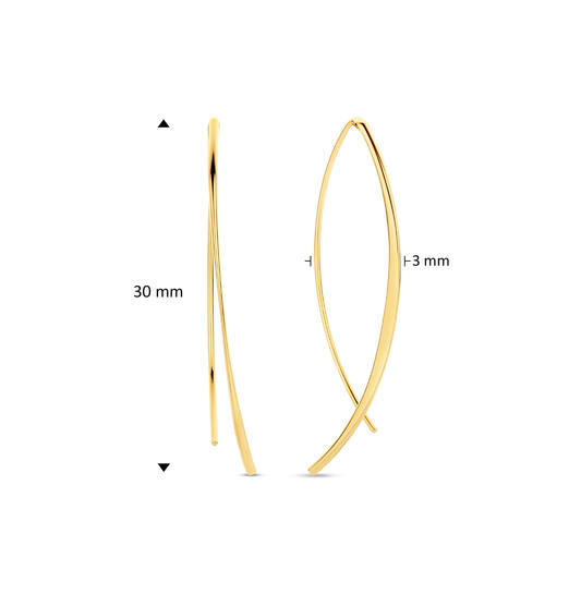Mayfair Earrings - 4cm - 585