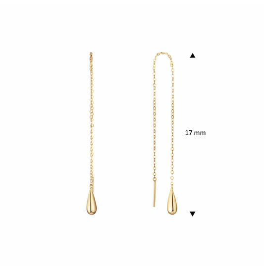 San Polo Threader Earrings - 10cm - 585