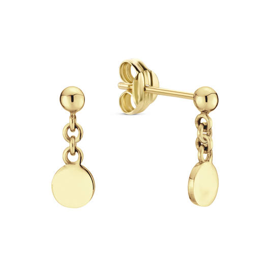 Dangling Disc Studs - 10mm - 585