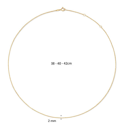 Layering Necklace - 38-40-42cm - 585