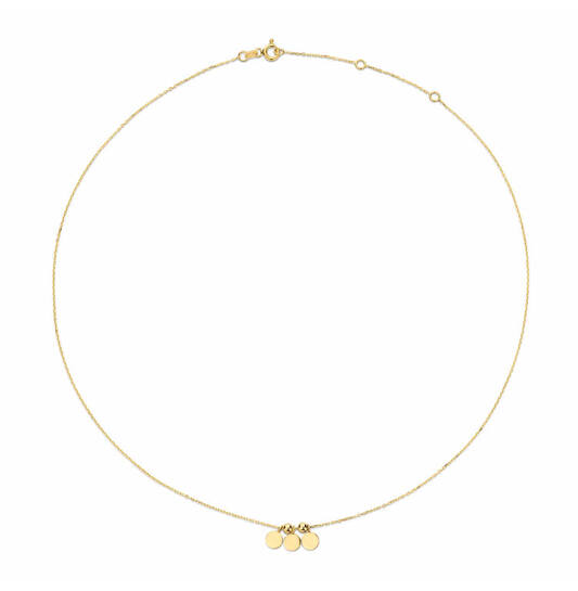 Swing Discs Necklace - 5mm - 40-42.5-45cm - 585