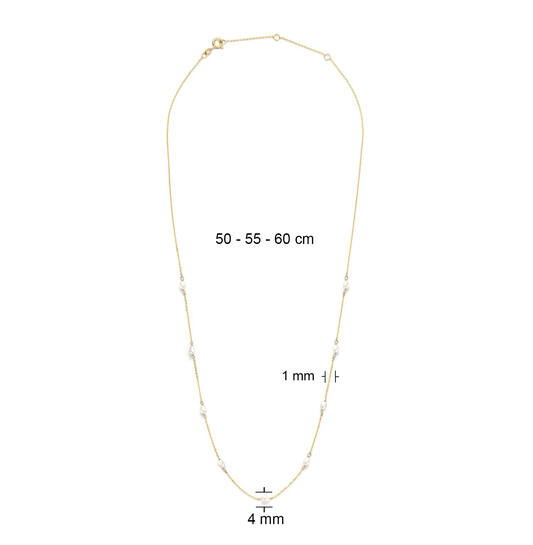 Pearls of Amalfi Necklace - 3,5mm - 50-55-60cm - 585
