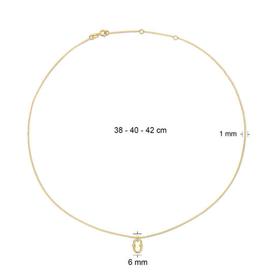 Bonbon Necklace - 6MM - 38-40-42CM - 585