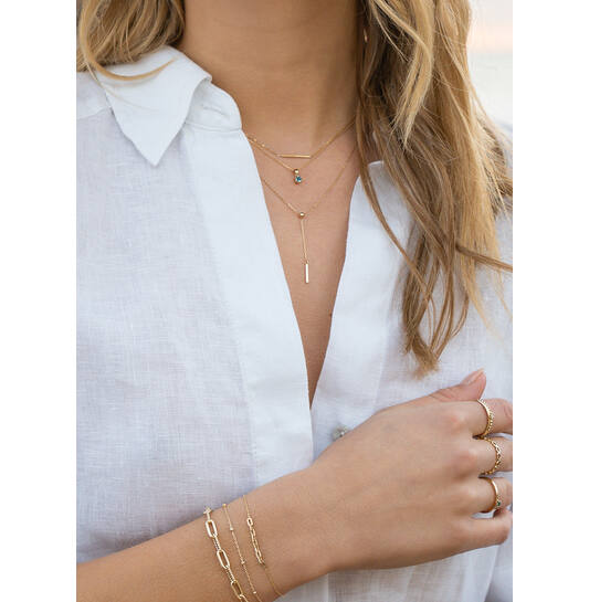 Deux de Belgique Necklace - 1,1 mm - 40-42,5-45 cm - 585