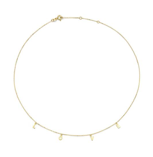 L.O.V.E Necklace - 40-42,5-45mm - 585