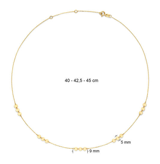 West End Necklace - 40-42,5-45cm - 585