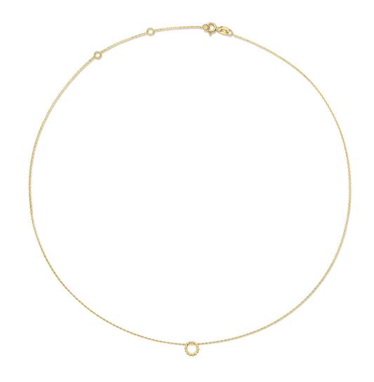 Bubbly Circle Necklace​  - 40-42,5-45cm - 585