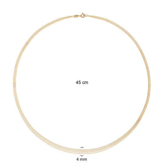 Waterfall Necklace - 45cm - 585