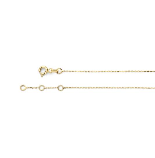 Engraving Long Bar Necklace - 40-42,5-45cm - 585