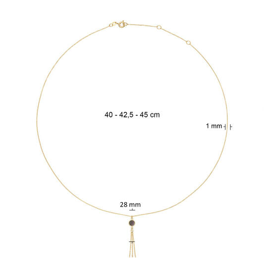 Giardino Segreto Necklace - 40-42,5-45cm - 585