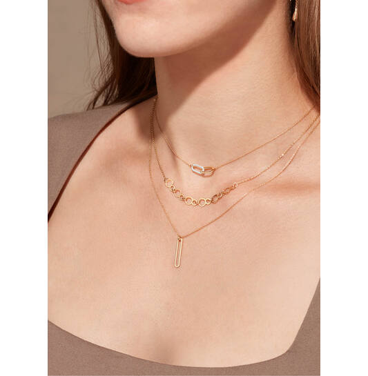 Cannaregio Bico Necklace - 40-42,5-45cm - 585