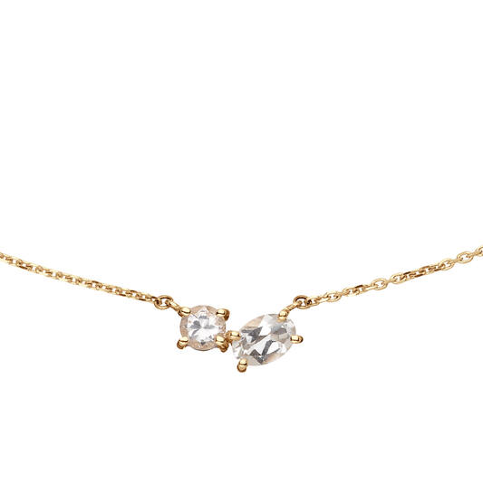 Festive Sparkling Necklace - 38-40-42cm - 585