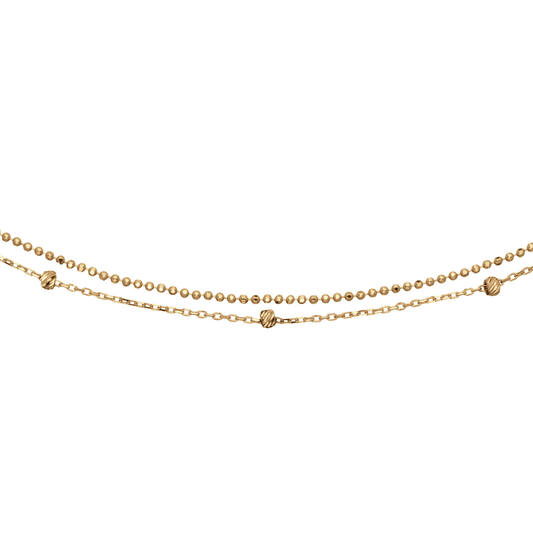 Marco Polo Necklace - 40-42,5-45cm - 585