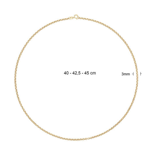 Menton Necklace  - 45cm - 585