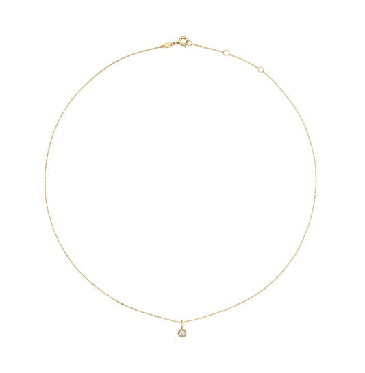 Grimaldi White Topaz Necklace  - 38-40-42cm - 585