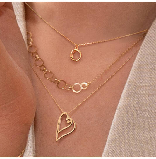 Jackie Spindle Necklace - 40-42,5-45cm - 585