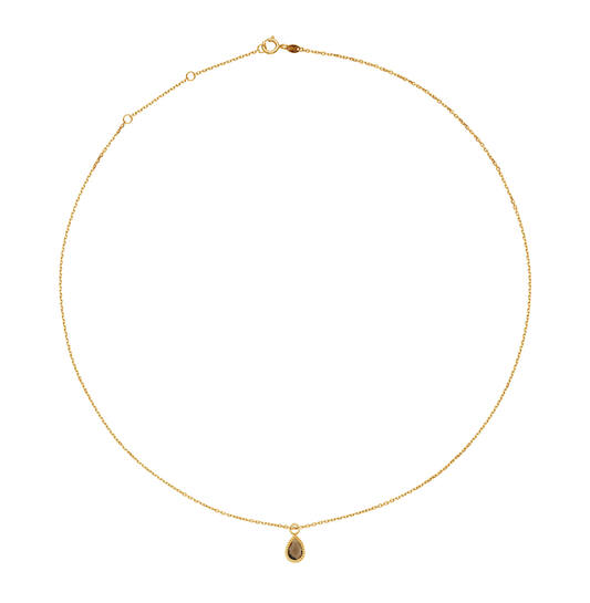 Jackie Amstel Smoky Quartz Necklace - 40-42,5-45cm - 585