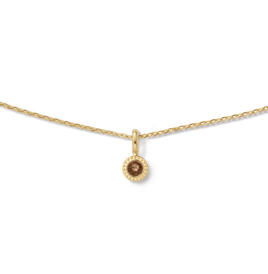 Kirstenbosch Smoky Quartz Necklace - 38-40-42cm - 585