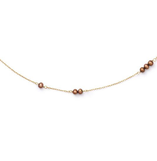 Baobab Pearl Necklace - 40-42,5-45cm - 585