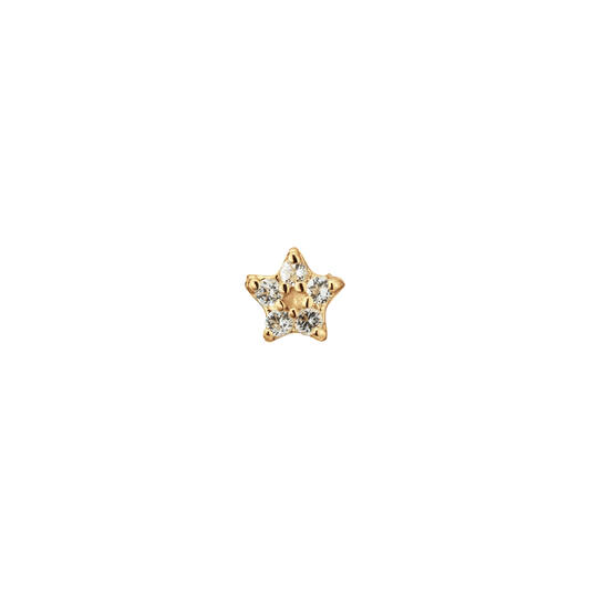 Star White Topaz Piercing - 3mm - 585