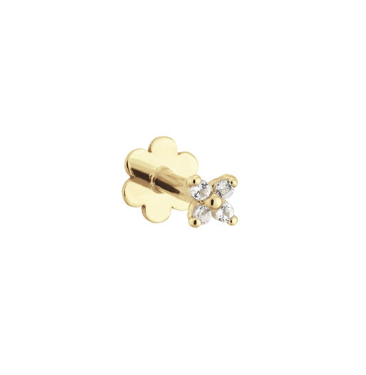 Bloom White Topaz Piercing - 3mm - 585