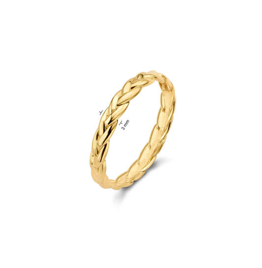Petit Sablon Ring - 3mm - 585