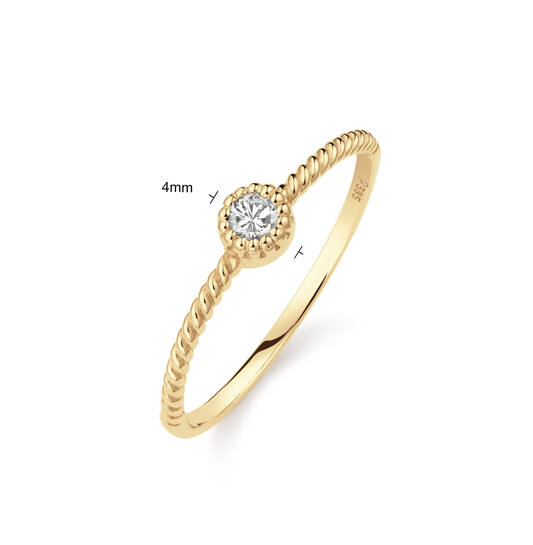 Grimaldi White Topaz Ring  - 585