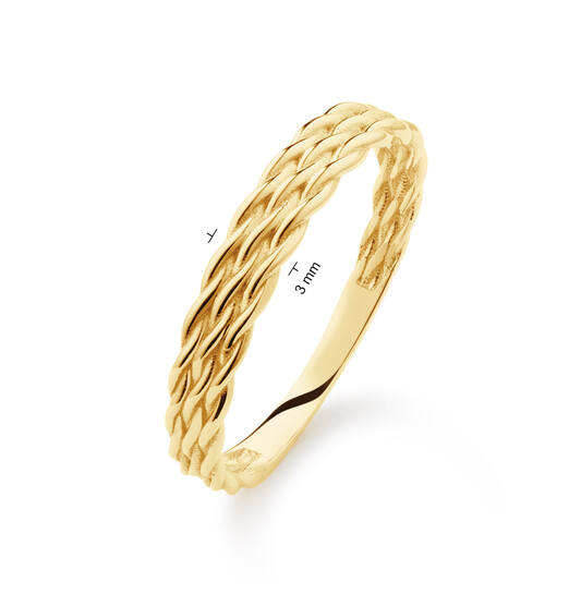 Jackie Vondel Ring - 3mm - 585