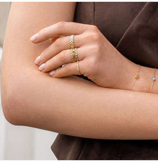 Jackie Amalia Ring - 2,5mm - 585