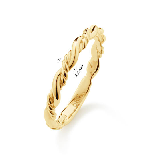Jackie Amalia Ring - 2,5mm - 585