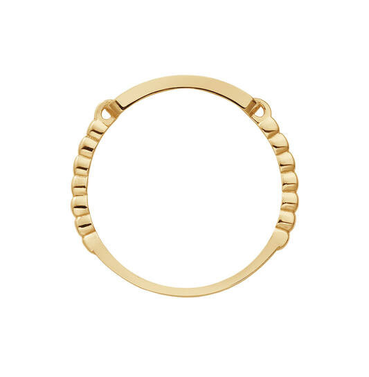 Lioness Engraving Ring - 3mm - 585