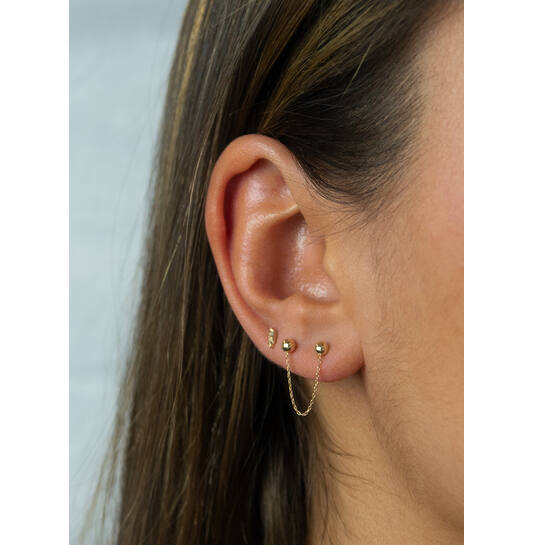 Dos Single Earring - 32mm - 585