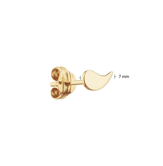Carnavale Single Stud - 7mm - 585